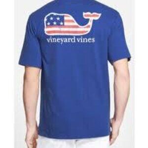 Vineyard Vine Navy Blue Short Sleeve T-Shirt - L